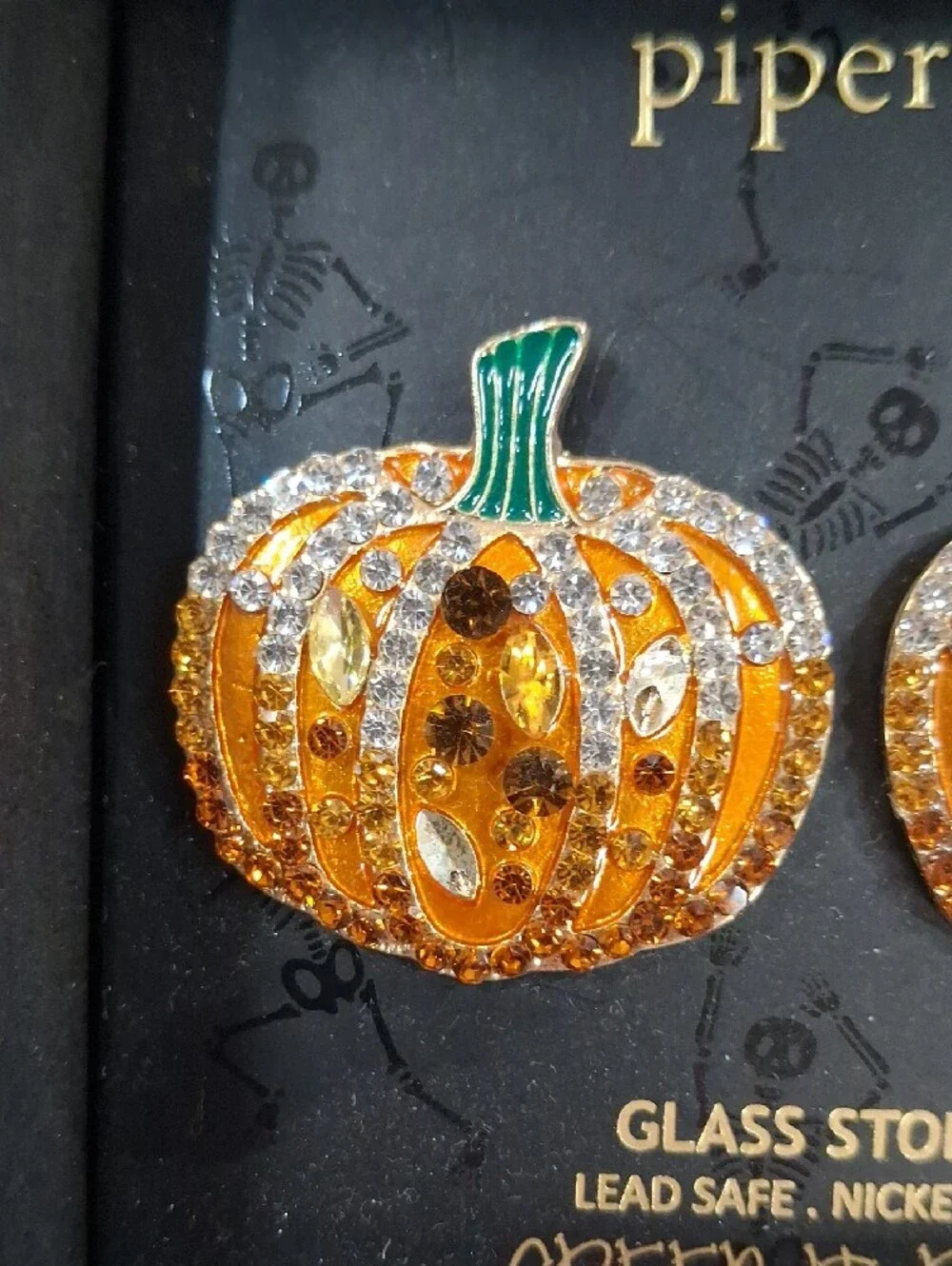 Piper K Halloween/Autumn Stud Earrings